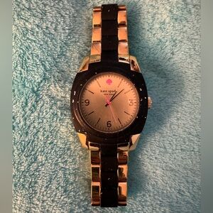 Kate Spade Black & Gold link watch barely
Worn